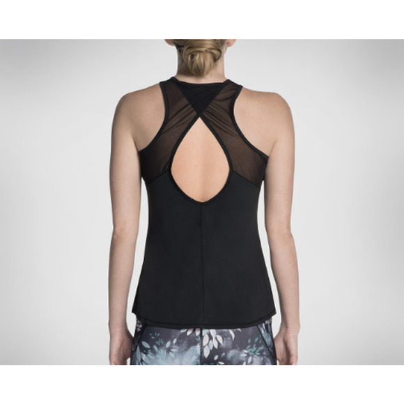 Skechers Women Power Run Tank Black Size L - Picture 2 of 2